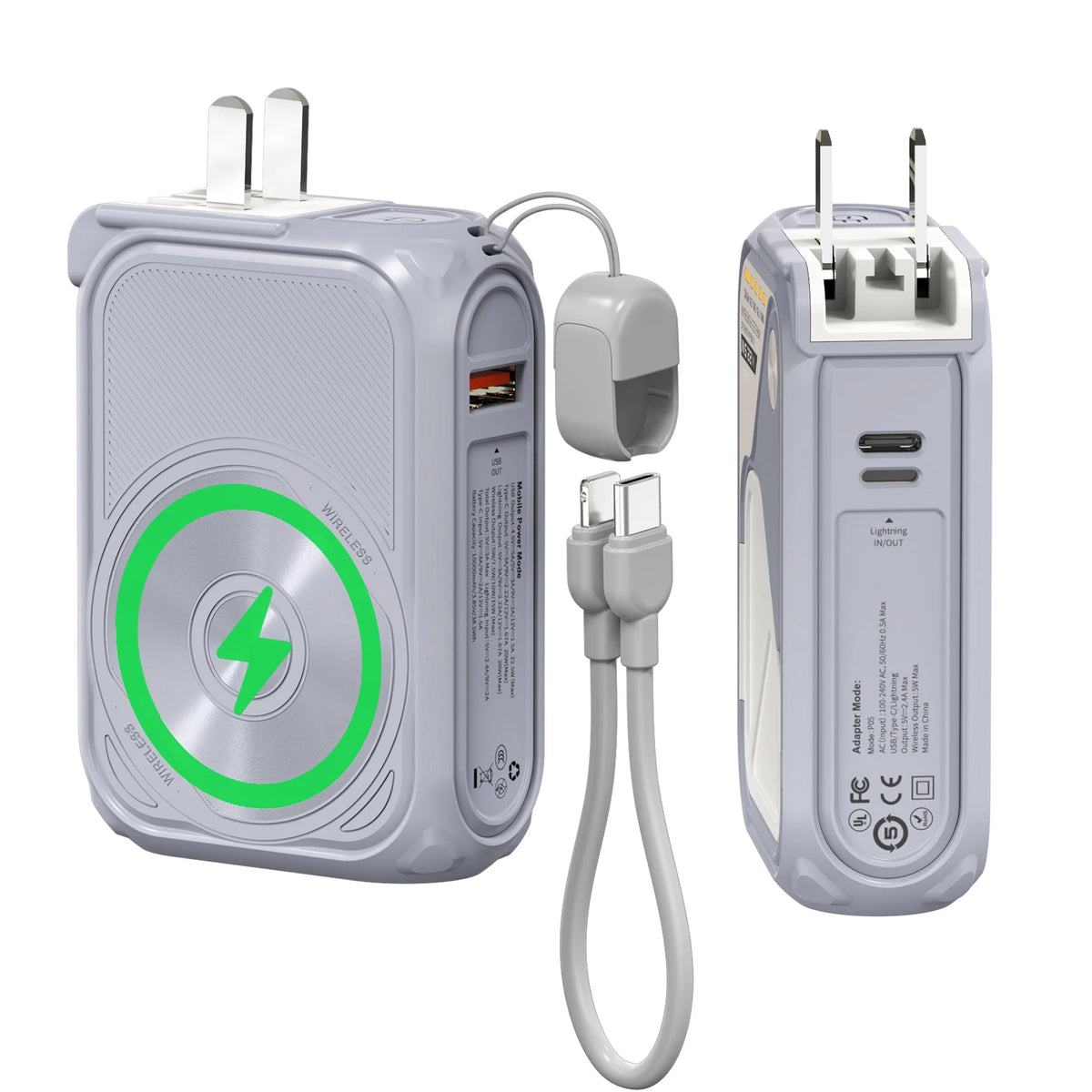 10000mAh MagSafe Wireless Power Bank