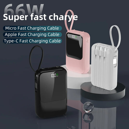 10000mAh Portable Power Bank - Slim Fast Charging External Battery