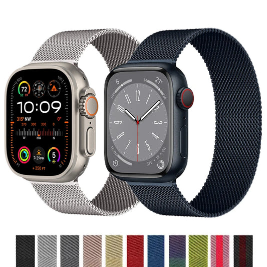Magnetic Loop For Apple Watch Band 44mm 45mm 49mm 40mm 41mm 42mm Si…