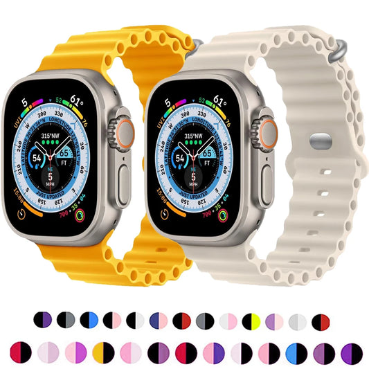 Ocean Silicone Apple Watch Band