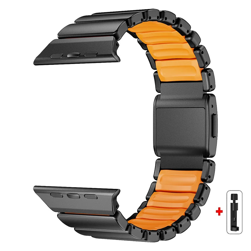 Titanium Magnetic Apple Watch Band
