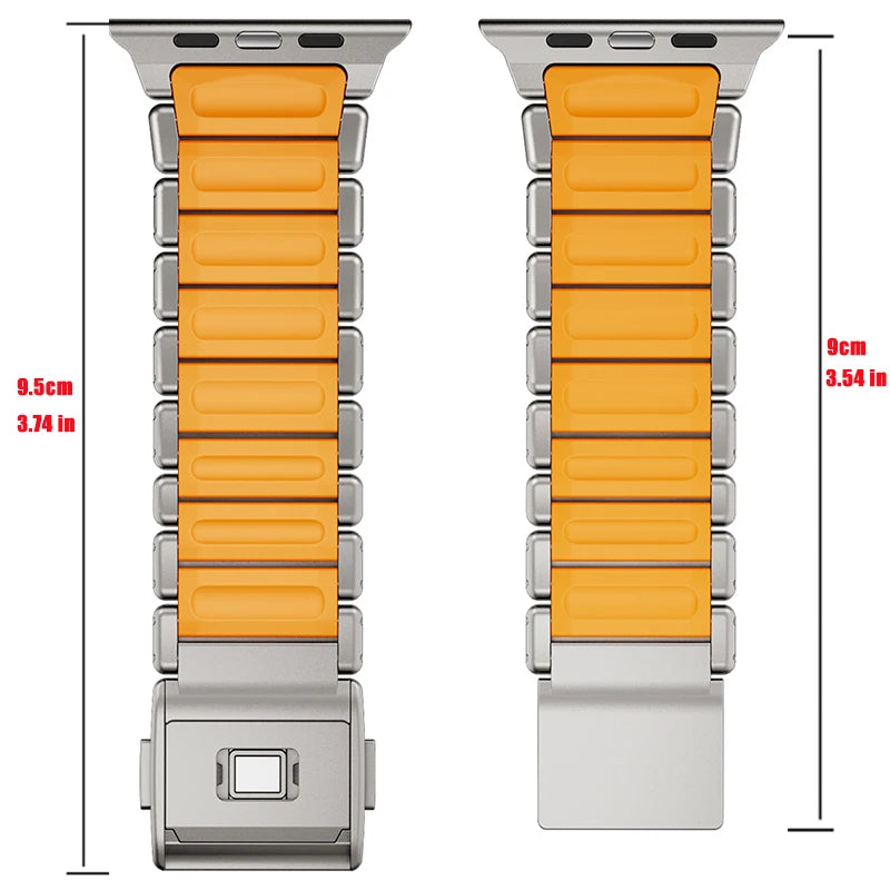Titanium Magnetic Apple Watch Band