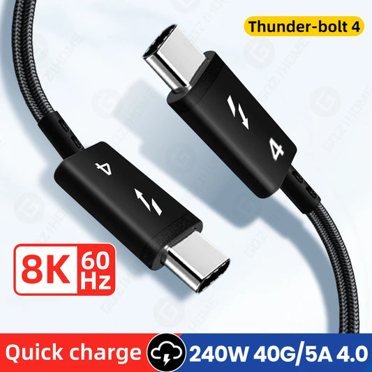 Thunderbolt 4 USB-C 40Gbps Cable
